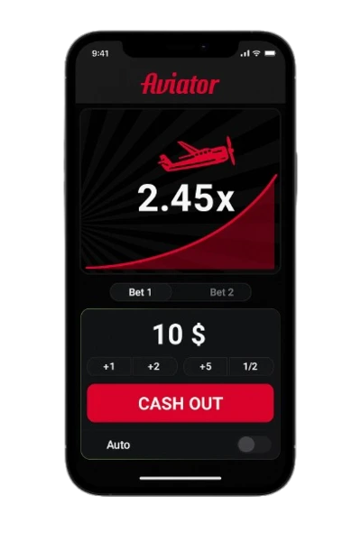 Aviator game interface at Mozzartbet Kenya