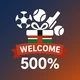 Sports welcome bonus